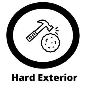 hard exterior
